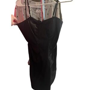 Calvin Klein Ruched Spaghetti Strap Dress